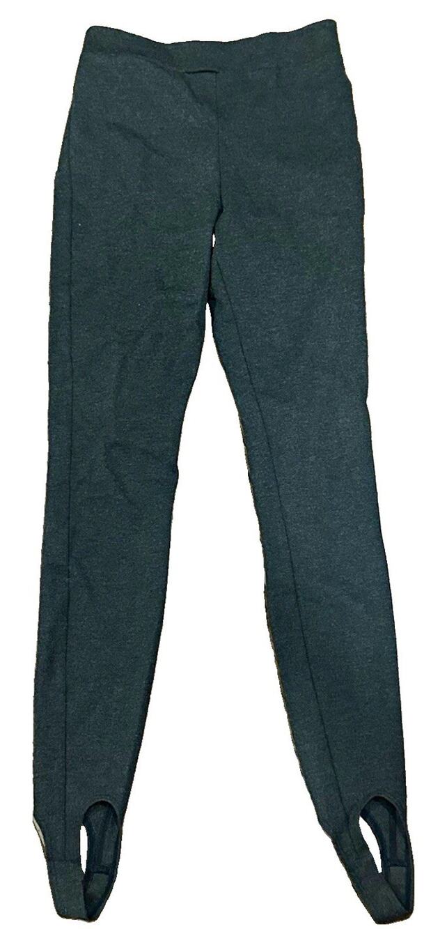 Brochu Walker Charcoal Gray Knit Stirrup Leggings Pants Size XS High Waist